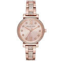  Shop Authentic Michael Kors Sofie Quartz Rose Gold Dial Rose Gold Steel Strap Watch For Women - MK3882 - Luxxuri