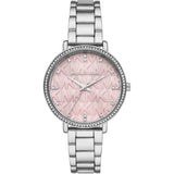  Shop Authentic Michael Kors Pyper Three Hand Pink Dial Silver Steel Strap Watch For Women - MK4631 - Luxxuri