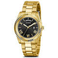  Shop Authentic Guess Connoisseur Black Dial Gold Steel Strap Watch for Men - GW0265G3 - Luxxuri