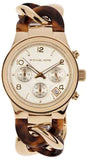  Shop Authentic Michael Kors Runway Gold Dial Two Tone Steel Strap Watch for Women - MK4222 - Luxxuri
