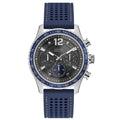  Shop Authentic Guess Fleet Chronograph Black Dial Blue Rubber Strap Watch for Men - W0971G2 - Luxxuri