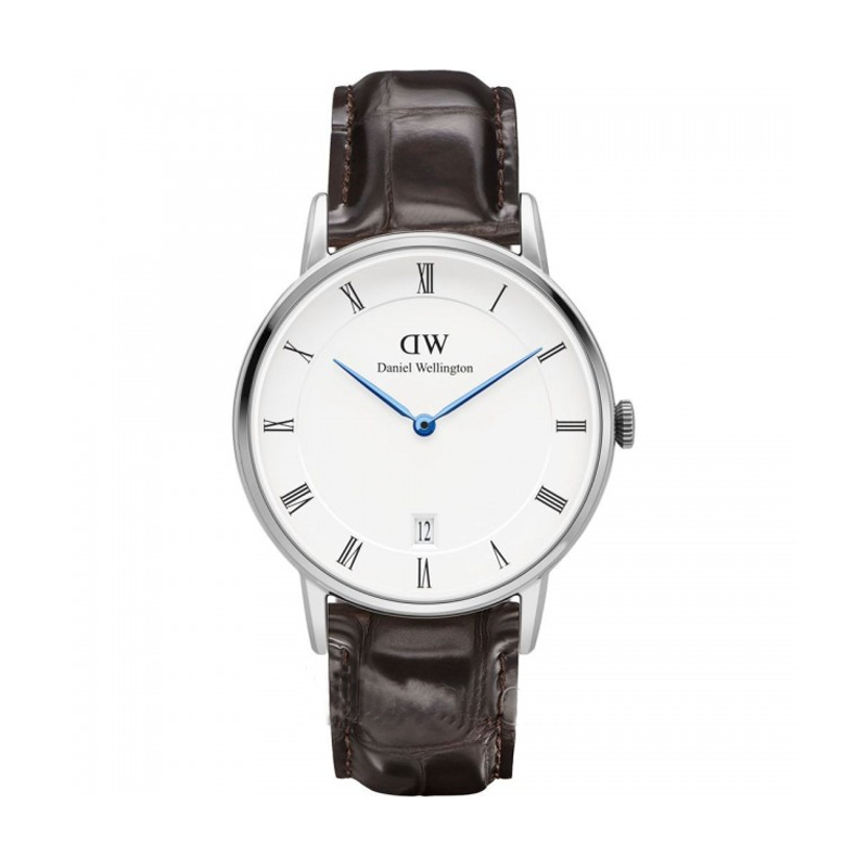  Shop Authentic Daniel Wellington Dapper York Quartz White Dial Dark Brown Leather Strap Watch For Women - DW00100097 - Luxxuri