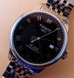  Shop Authentic Tissot Le Locle Powermatic 80 Black Dial Silver Steel Strap Watch For Men - T006.407.11.053.00 - Luxxuri