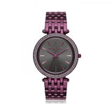  Shop Authentic Michael Kors Darci Black Dial Purple Steel Strap Watch for Women - MK3554 - Luxxuri