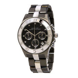  Shop Authentic Marc Jacobs Blade Chronograph Black Dial Two Tone Steel Strap Watch for Women - MBM3179 - Luxxuri