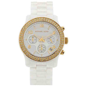  Shop Authentic Michael Kors Runway White Dial White Steel Strap Watch for Women - MK5237 - Luxxuri