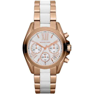  Shop Authentic Michael Kors Bradshaw Silver Dial Two Tone Steel Strap Watch for Women - MK5907 - Luxxuri