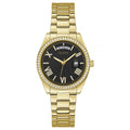  Shop Authentic Guess Luna Diamonds Black Dial Gold Steel Strap Watch for Women - GW0307L2 - Luxxuri