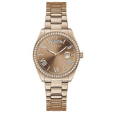  Shop Authentic Guess Luna Diamonds Rose Gold Dial Rose Gold Steel Strap Watch for Women - GW0307L3 - Luxxuri