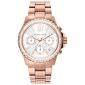  Shop Authentic Michael Kors Everest Chronograph Silver Dial Rose Gold Steel Strap Watch For Women - MK7213 - Luxxuri