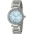  Shop Authentic Michael Kors Skylar Quartz Blue Dial Silver Steel Strap Watch For Women - MK5988 - Luxxuri