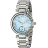 Shop Authentic Michael Kors Skylar Quartz Blue Dial Silver Steel Strap Watch For Women - MK5988 - Luxxuri
