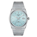 Tissot PRX Powermatic 80 Ice Blue Tiffany Dial Silver Steel Strap Watch for Men - T137.407.11.351.00