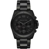  Shop Authentic Michael Kors Brecken Chronograph Black Dial Black Steel Strap Watch For Men - MK8482 - Luxxuri