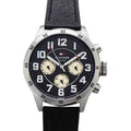  Shop Authentic Tommy Hilfiger Sport Chronograph Black Dial Black Leather Strap Watch for Men - 1791050 - Luxxuri