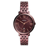 Shop Authentic Fossil Jacqueline Brown Dial Brown Steel Strap Watch for Women - ES4100 - Luxxuri