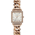  Shop Authentic Guess Vanity Diamonds Silver Dial Gold Steel Strap Watch for Women - W1030L4 - Luxxuri