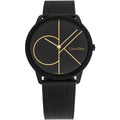  Shop Authentic Calvin Klein Minimal Black Dial Black Mesh Bracelet Watch for Men - K3M214X1 - Luxxuri