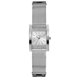  Shop Authentic Guess Nouveau Diamonds Silver Dial Silver Mesh Bracelet Watch for Women - W0127L1 - Luxxuri