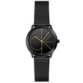  Shop Authentic Calvin Klein Minimal Black Dial Black Mesh Bracelet Watch for Women - K3M224X1 - Luxxuri