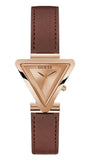  Shop Authentic Guess Fame Quartz Rose Gold Dial Brown Leather Strap Watch For Women - GW0548L2 - Luxxuri