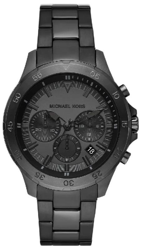  Shop Authentic Michael Kors Grayson Chronograph Black Dial Black Steel Strap Watch For Men - MK9109 - Luxxuri