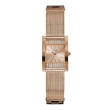  Shop Authentic Guess Nouveau Diamonds Rose Gold Dial Rose Gold Mesh Bracelet Watch for Women - W0127L3 - Luxxuri