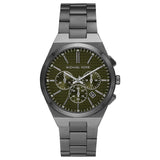 Shop Authentic Michael Kors Lennox Chronograph Black Dial Grey Steel Strap Watch For Men - MK9118 - Luxxuri