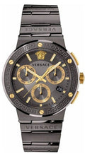  Shop Authentic Versace Greca Icon Quartz Black Dial Black Steel Strap Watch For Men - VEZ900521 - Luxxuri