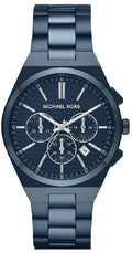  Shop Authentic Michael Kors Lennox Chronograph Blue Dial Blue Steel Strap Watch For Women - MK9147 - Luxxuri