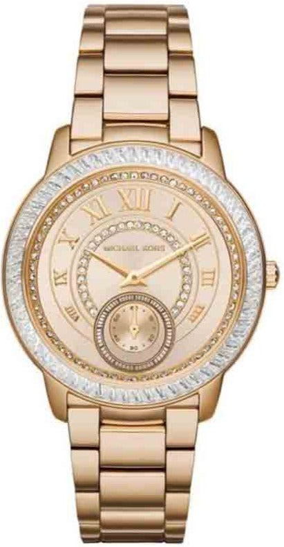  Shop Authentic Michael Kors Madelyn Quartz Gold Dial Gold Steel Strap Watch For Women - MK6287 - Luxxuri