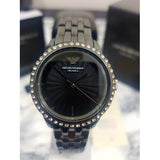  Shop Authentic Emporio Armani Crystal Ceramica Black Dial Black Steel Strap Watch For Women - AR1478 - Luxxuri