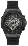  Shop Authentic Guess Momentum Black Dial Black Rubber Strap Watch for Men - GW0263G4 - Luxxuri