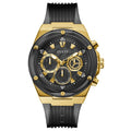  Shop Authentic Guess Poseidon Chronograph Black Dial Black Silicone Strap Watch For Men - GW0425G1 - Luxxuri