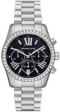  Shop Authentic Michael Kors Lexington Chronograph Black Dial Silver Steel Strap Watch For Women - MK7277 - Luxxuri