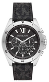  Shop Authentic Michael Kors Brecken Chronograph Black Dial Black Leather Strap Watch For Men - MK8850 - Luxxuri