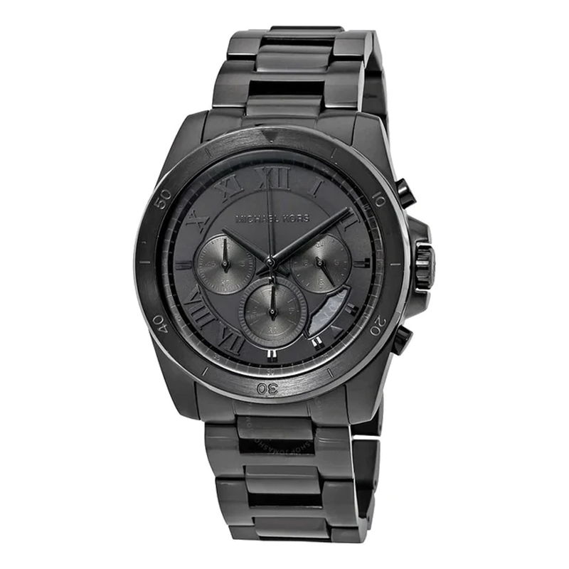  Shop Authentic Michael Kors Alek Oversized Black Dial Black Steel Strap Watch For Men - MK8900 - Luxxuri