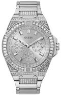  Shop Authentic Guess Zeus Multifunction Diamonds Silver Dial Silver Steel Strap Watch for Men - GW0209G1 - Luxxuri