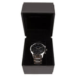  Shop Authentic Emporio Armani Giovanni Chronograph Black Dial Silver Steel Strap Watch For Men - AR11208 - Luxxuri
