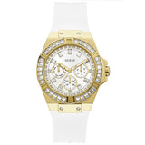 Shop Authentic Guess Venus Diamonds White Dial White Rubber Strap Watch for Women - GW0118L5 - Luxxuri