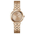 Shop Authentic Guess Rumour Quartz Rose Gold Dial Rose Gold Steel Strap Watch For Women - GW0613L3 - Luxxuri