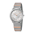  Shop Authentic Calvin Klein Minimal Silver Dial Silver Mesh Strap Watch For Men - K3M521Y6 - Luxxuri