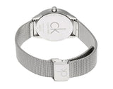  Shop Authentic Calvin Klein Minimal Blue Dial Silver Mesh Bracelet Watch for Women - K3M2212N - Luxxuri
