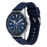  Shop Authentic Tommy Hilfiger Austin Quartz Blue Dial Blue Rubber Strap Watch for Men - 1791635 - Luxxuri
