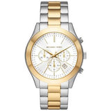  Shop Authentic Michael Kors Slim Runway Chronograph White Dial Two Tone Steel Strap Watch For Women - MK8986 - Luxxuri