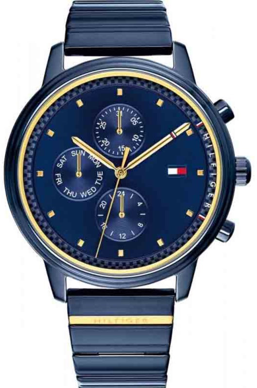  Shop Authentic Tommy Hilfiger Blake Blue Dial Blue Steel Strap Watch for Women - 1781893 - Luxxuri