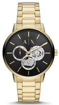  Shop Authentic Armani Exchange Cayde Chronograph Black Dial Gold Steel Strap Watch for Men - AX2747 - Luxxuri