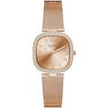  Shop Authentic Guess Tapestry Diamonds Rose Gold Dial Rose Gold Mesh Bracelet Watch for Women - GW0354L3 - Luxxuri