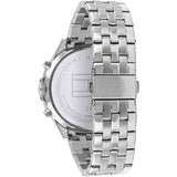 Shop Authentic Tommy Hilfiger West Quartz Black Dial Silver Steel Strap Watch For Men - 1791707 - Luxxuri