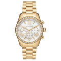  Shop Authentic Michael Kors Lexington Mother of Pearl White Dial Gold Steel Strap Watch For Women - MK7241 - Luxxuri